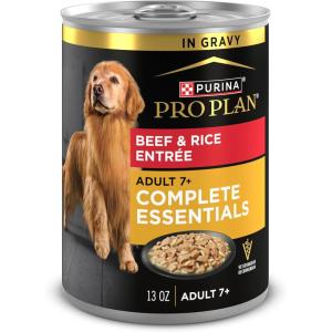 imagePurina Pro Plan Complete Essentials Shredded Blend Salmon and Rice Dog Food Dry Formula with Probiotics for Dogs  33 lb BagBeef  Rice