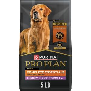 imagePurina Pro Plan Complete Essentials Shredded Blend Salmon and Rice Dog Food Dry Formula with Probiotics for Dogs  33 lb BagTurkey  Rice