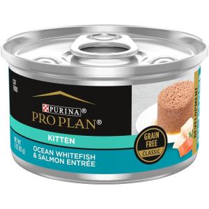 imagePurina Pro Plan Grain Free Pate High Protein Wet Kitten Food DEVELOPMENT Salmon ampamp Tuna Entree  Pack of 24 3 oz PullTop Cans013 Ounce Pack of 24