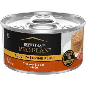 imagePurina Pro Plan Senior Cat Food With Probiotics for Cats Chicken and Rice Formula  32 lb BagBeef