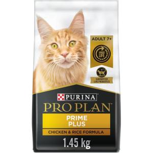 imagePurina Pro Plan Senior Cat Food With Probiotics for Cats Chicken and Rice Formula  32 lb BagChicken  Rice