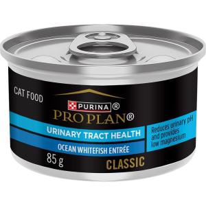 imagePurina Pro Plan Urinary Tract Cat Food Wet Pate Urinary Tract Health Ocean Whitefish Entree  Pack of 24 3 oz PullTop CansClassic Ocean Whitefish