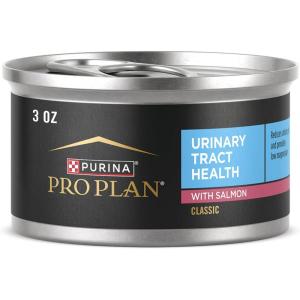 imagePurina Pro Plan Urinary Tract Cat Food Wet Pate Urinary Tract Health Ocean Whitefish Entree  Pack of 24 3 oz PullTop CansSalmon