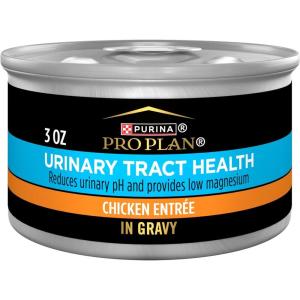 imagePurina Pro Plan Urinary Tract Health Chicken Entree in Gravy Cat Food  Pack of 24 55 oz CansChicken