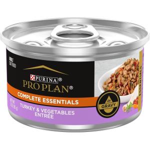 imagePurina Pro Plan Wet Kitten Food Pate Salmon and Ocean Fish Entree  Pack of 24 3 oz PullTop CansTurkey  Vegetable