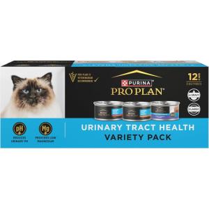 imagePurina Pro Plan Wet Kitten Food Pate Salmon and Ocean Fish Entree  Pack of 24 3 oz PullTop CansVariety Pack Urinary Health Chicken  Beef  Chicken  Turkey  Giblets