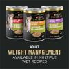 imagePurina Pro Plan Adult 7 Plus Weight Management Shredded Blend Chicken and Rice Formula Senior Dog Food  18 lb Bag18 Pound Pack of 1