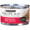 imagePurina Pro Plan Complete Essentials High Protein Cat Food Wet Gravy Chicken and Rice Entree  Pack of 24 55 Oz PullTop CansBeef With Carrots