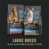 imagePurina Pro Plan Gravy Wet Dog Food for Large Dogs Large Breed Beef and Rice Entre  Pack of 12 13 oz Cans