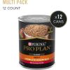 imagePurina Pro Plan High Protein Dog Food Wet Pate Grain Free Beef and Peas Entree  12 13 oz Cans