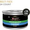 imagePurina Pro Plan Indoor Balance Ocean Whitefish and Tuna in Sauce Cat Food Wet Formula  Pack of 24 3 oz Cans