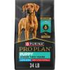 imagePurina Pro Plan Large Breed Dry Puppy Food Chicken and Rice Formula  34 lb BagBeef  Rice