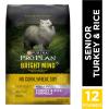 imagePurina Pro Plan Senior Dog Food With Probiotics for Dogs Bright Mind 7 Chicken ampamp Rice Formula  16 lb BagTurkey  No Corn  Wheat  Soy