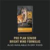 imagePurina Pro Plan Senior Wet Dog Food BRIGHT MIND 7 Beef and Brown Rice Entree  Pack of 8 10 oz Tubs