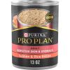 imagePurina Pro Plan Canned Dog Food Sensitive Skin ampamp Stomach Salmon ampamp Rice 13 oz 12 Pack