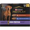 imagePurina Pro Plan Sport High Protein Wet Dog Food Beef and Bison Entre and Turkey Duck and Quail Entre Variety Pack  Pack of 12 13 oz Cans13 Ounce Pack of 12