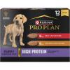 imagePurina Pro Plan Sport High Protein Wet Puppy Food Beef and Rice Entree and Chicken and Rice Entree Variety Pack  Pack of 12 13 oz Cans