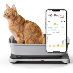 imagePurina Petivity Smart Litter Box Monitor Cat Weight Scale ampamp Health Tracker  Monitor Litter Habits Track Weight Accurately AI Alerts ampamp Monthly Reports Phone App Works for Multiple Cats