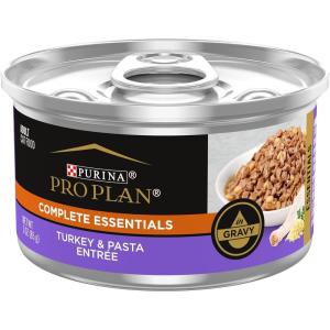 imagePurina Pro Plan Complete Essentials High Protein Cat Food Wet Gravy Chicken and Rice Entree  Pack of 24 55 Oz PullTop CansTurkey  Pasta