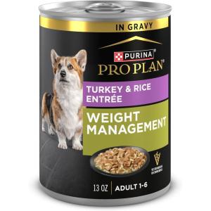 imagePurina Pro Plan Grain Free Wet Puppy Food Classic Chicken Entre  Pack of 12 13 oz CansTurkey  Rice