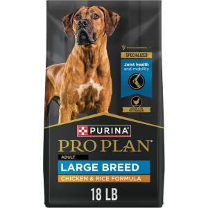 imagePurina Pro Plan High Protein Digestive Health Large Breed Dog Food Dry Chicken and Rice Formula  47 lb BagChicken  Rice