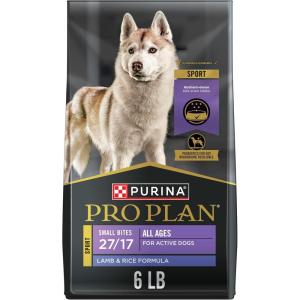 imagePurina Pro Plan High Protein Dog Food Small Bites SPORT 2717 Lamb and Rice Formula  375 lb BagLamb  Rice