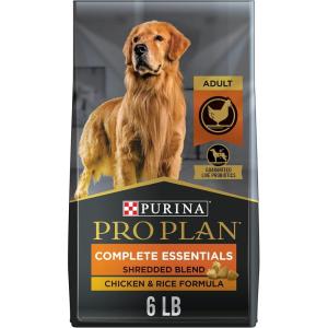 imagePurina Pro Plan High Protein Dog Food With Probiotics for Dogs Shredded Blend Chicken ampamp Rice Formula  18 lb BagChicken  Rice