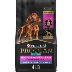 imagePurina Pro Plan High Protein Dry Puppy Food Chicken and Rice Formula  6 lb BagLamb  Oat
