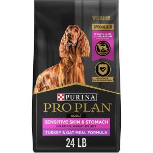 imagePurina Pro Plan Sensitive Skin and Sensitive Stomach Dog Food Lamb and Oat Meal Formula  16 lb BagNEW Turkey  Oat Meal