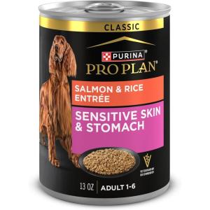 imagePurina Pro Plan Sensitive Skin and Sensitive Stomach Dog Food Lamb and Oat Meal Formula  16 lb BagSalmon  Rice