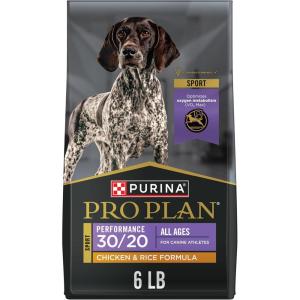 imagePurina Pro Plan Sport Performance 3020 Beef and Bison Formula Dry Dog Food  6 lb BagChicken  Rice