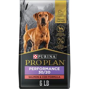 imagePurina Pro Plan Sport Performance 3020 Beef and Bison Formula Dry Dog Food  6 lb BagSalmon  Cod