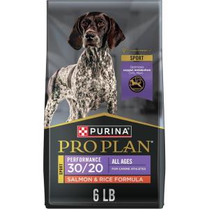 imagePurina Pro Plan Sport Performance 3020 Beef and Bison Formula Dry Dog Food  6 lb BagSalmon  Rice