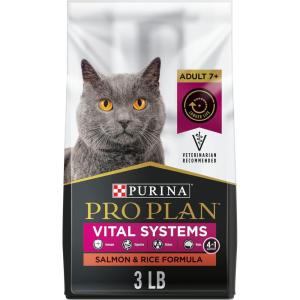 imagePurina Pro Plan Vital Systems Salmon and Egg Formula 4in1 Adult Dry Cat Food  5 lb BagSalmon  Rice