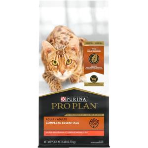 imagePurina Pro Plan Complete Essentials Shredded Blend Chicken and Rice Formula Adult High Protein Cat Food  14 lb BagSalmon  Egg