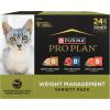 imagePurina Pro Plan Adult Weight Management Variety Pack Entrees in Gravy Wet Cat Food 3 Ounce Pack of 24