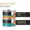 imagePurina Pro Plan Grain Free Chicken and Liver and Ocean Whitefish and Salmon 24 ct Kitten Wet Food Variety Pack  24 3 oz Cans35 Ounce Pack of 24