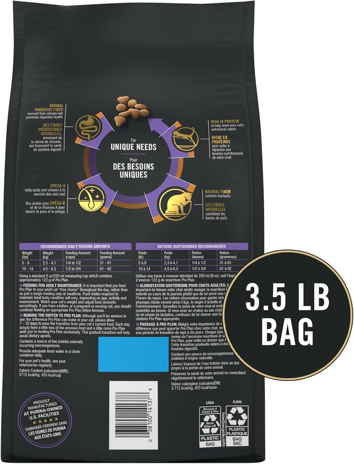 imagePurina Pro Plan Adult Hairball Control Cat Food Chicken and Rice Formula  16 lb BagChicken  Rice