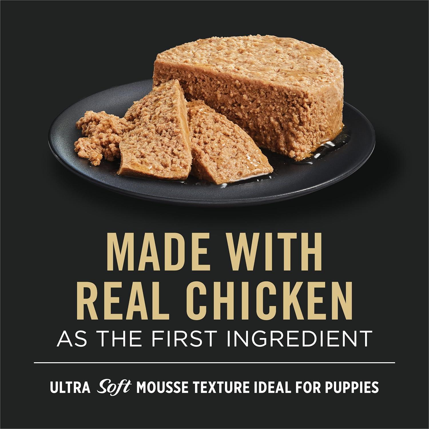 imagePurina Pro Plan Puppy Food Starter Mousse Chicken Entree Wet Dog Food  55 Ounce Pack of 24