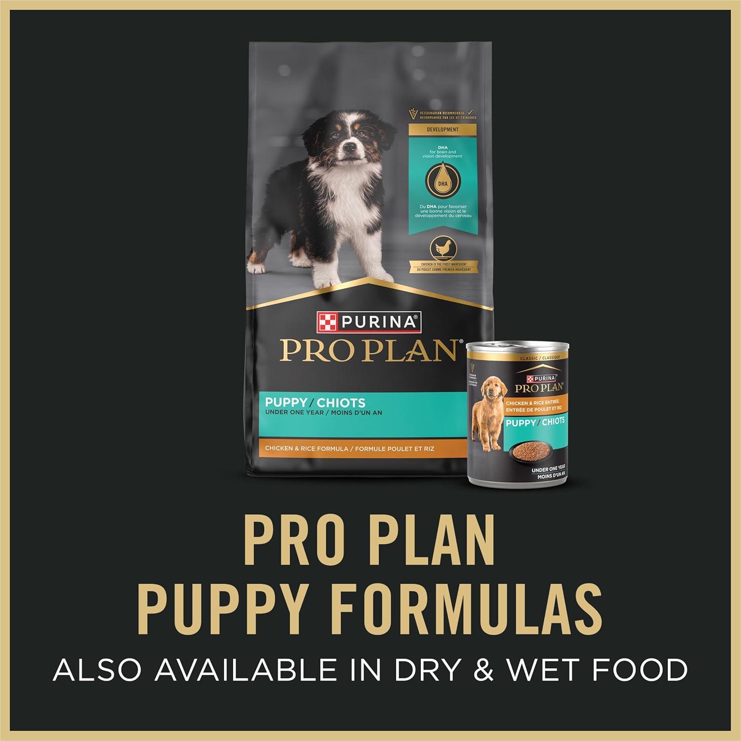 imagePurina Pro Plan Puppy Food Starter Mousse Chicken Entree Wet Dog Food  55 Ounce Pack of 24