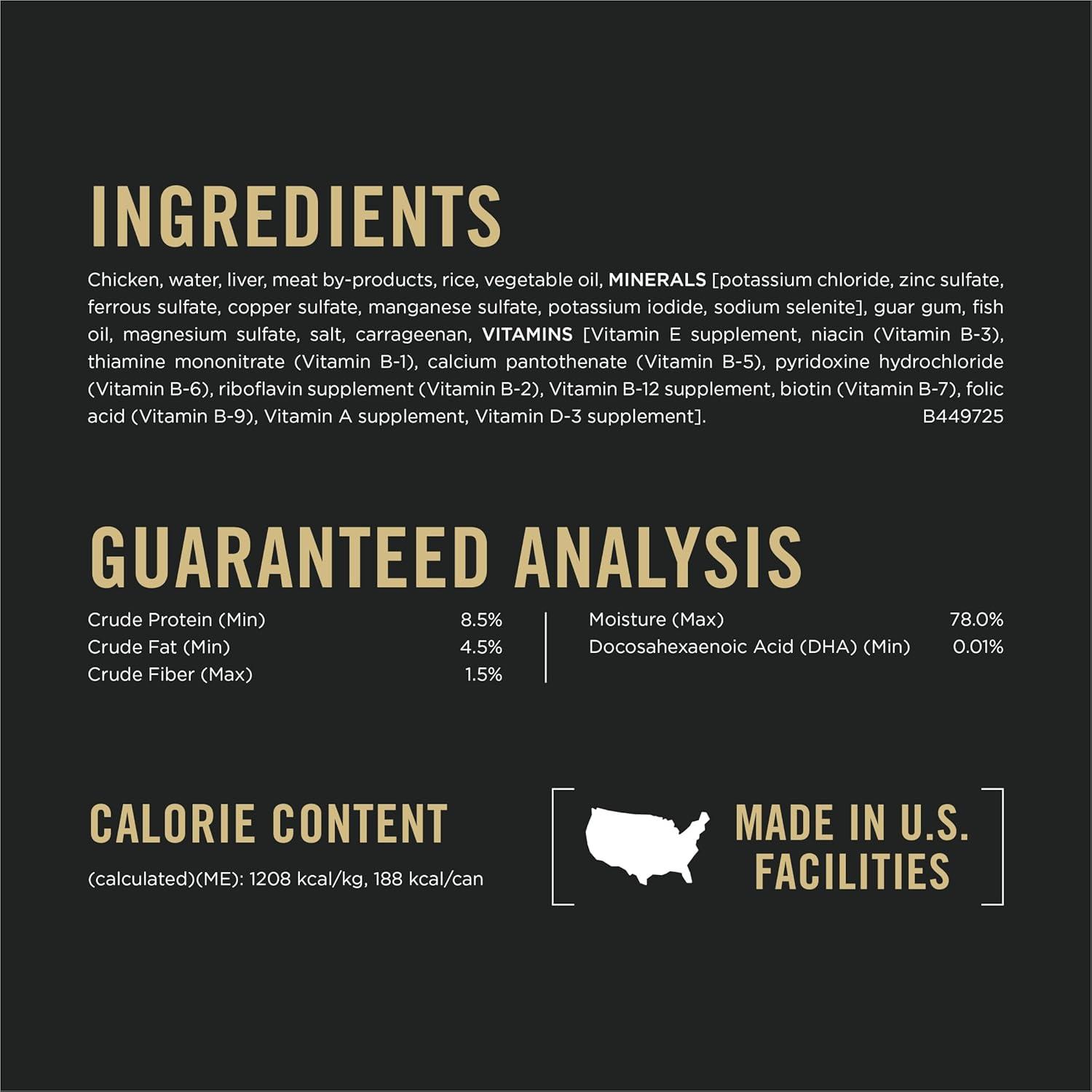 imagePurina Pro Plan Puppy Food Starter Mousse Chicken Entree Wet Dog Food  55 Ounce Pack of 24