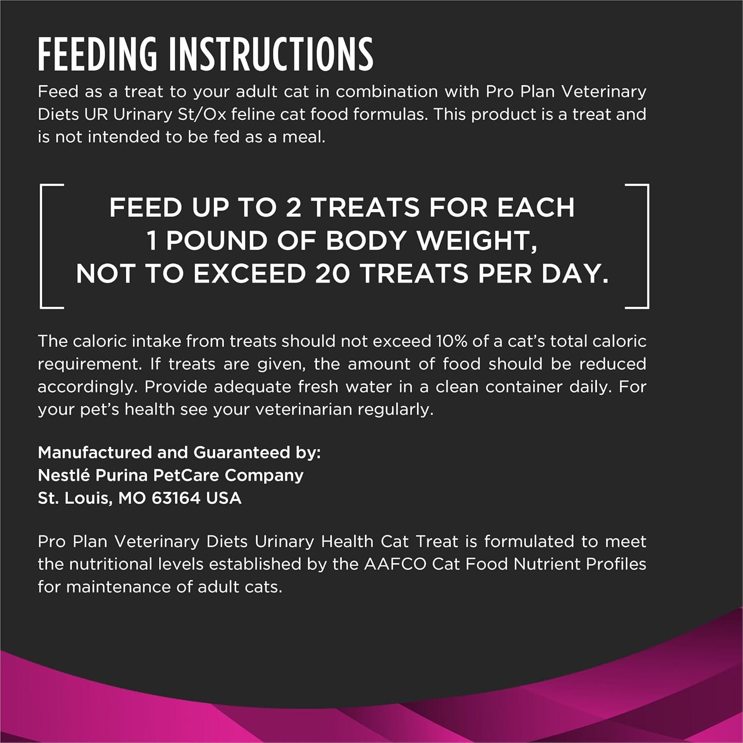 imagePurina Pro Plan Veterinary Diets Urinary Health Cat Treats  18 oz Bag