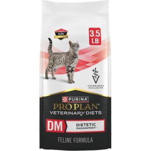 imagePurina Pro Plan Veterinary Diets DM Dietetic Management Feline Formula Dry Cat Food  10 lb Bag35 Pound Pack of 1