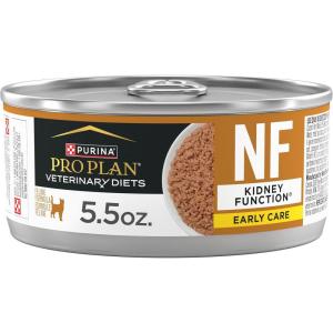 imagePurina Pro Plan Veterinary Diets NF Kidney Function Early Care Feline Formula Adult Wet Cat Food Pate  Pack of 24 55 oz Cans